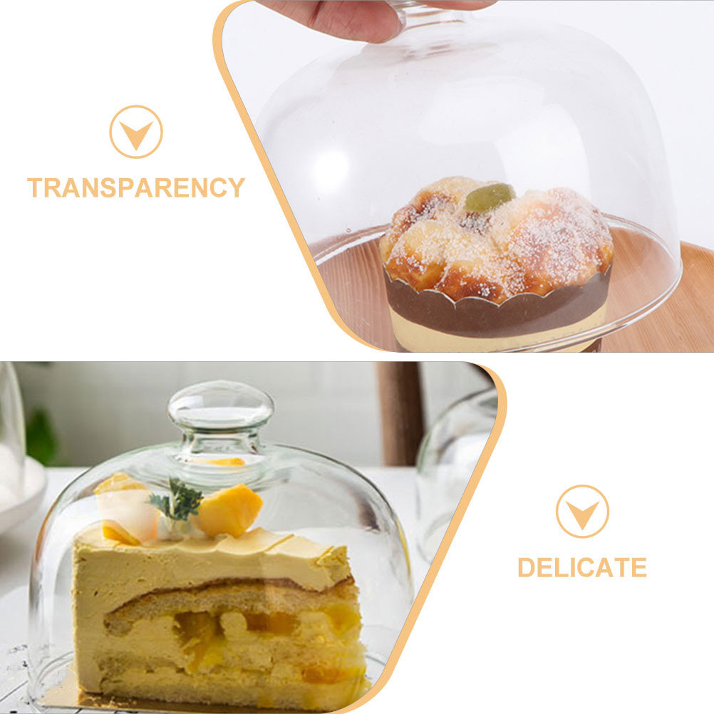 2Pcs Penutup Kue Transparan, K - Plastic Dome Clear ulasan dan harga