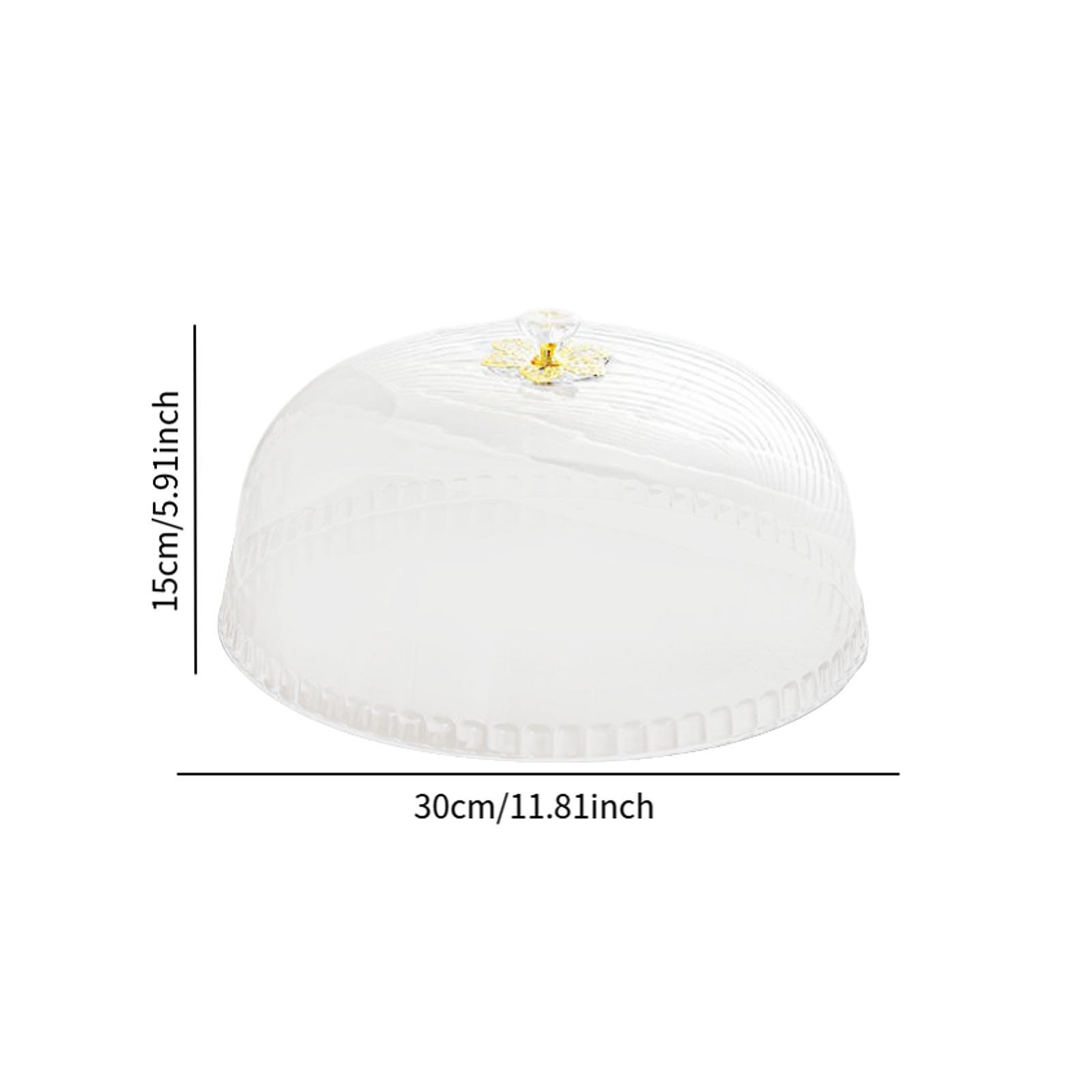 Piring Sajian Kue dengan Tutup - Plastic Dome Clear ulasan dan harga