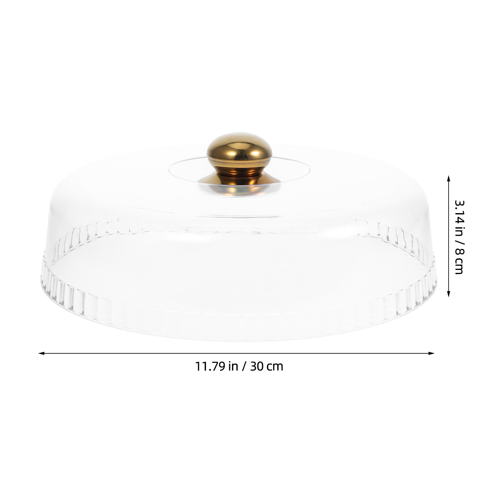 Penutup Kue Akrilik Transparan - Plastic Dome Clear ulasan dan harga