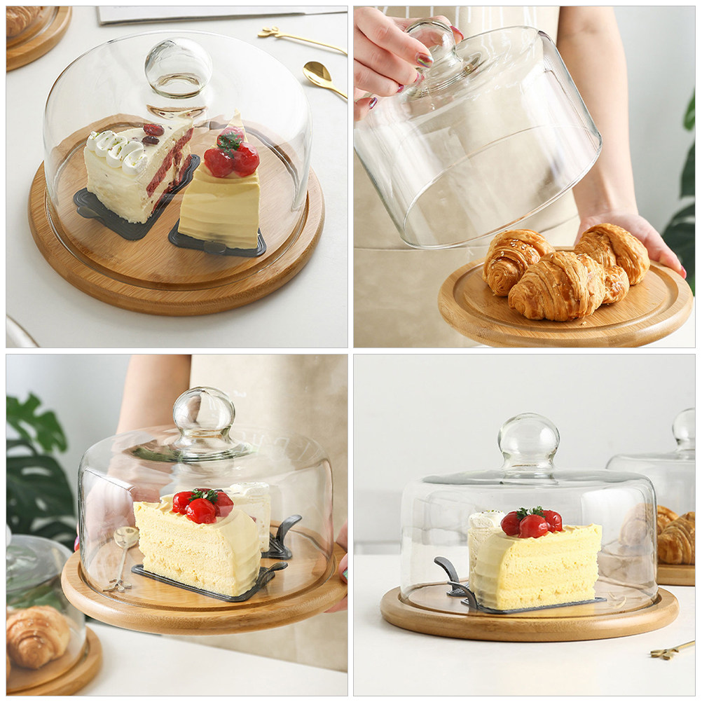 Penutup Kue Kaca Transparan 18 - Plastic Dome Clear ulasan dan harga